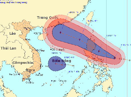Tin bão trên biển Đông (cơn bão số 7)