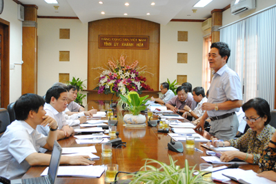 Làm việc với đoàn công tác của Ban Kinh tế Trung ương