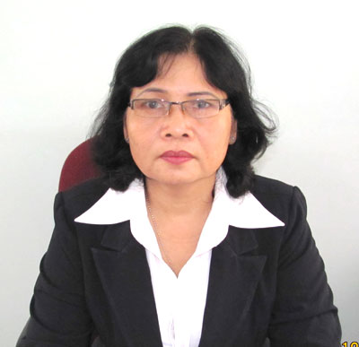 Bà Trần Thị Thanh Mai, Phó Giám đốc Sở Lao động - Thương binh và Xã hội.