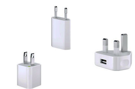 Tùy từng thị trường, sạc dành cho iPhone lại có chân cắm điện khác nhau.