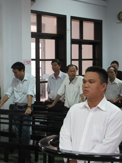 Bị cáo Nguyễn Trọng Hiếu tại Tòa.
