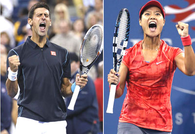 Li Na chuẩn bị đọ sức cùng Djokovic
