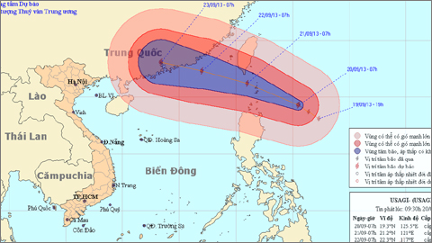 Hướng đi của bão