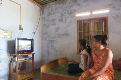 Cuộc sống người dân ở làng phong đã thay đổi.