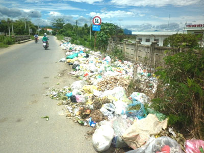 Cần quy hoạch điểm tập kết rác phù hợp