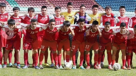Trùm Tỉnh (12) trong màu áo U.19 VN (ảnh KT)