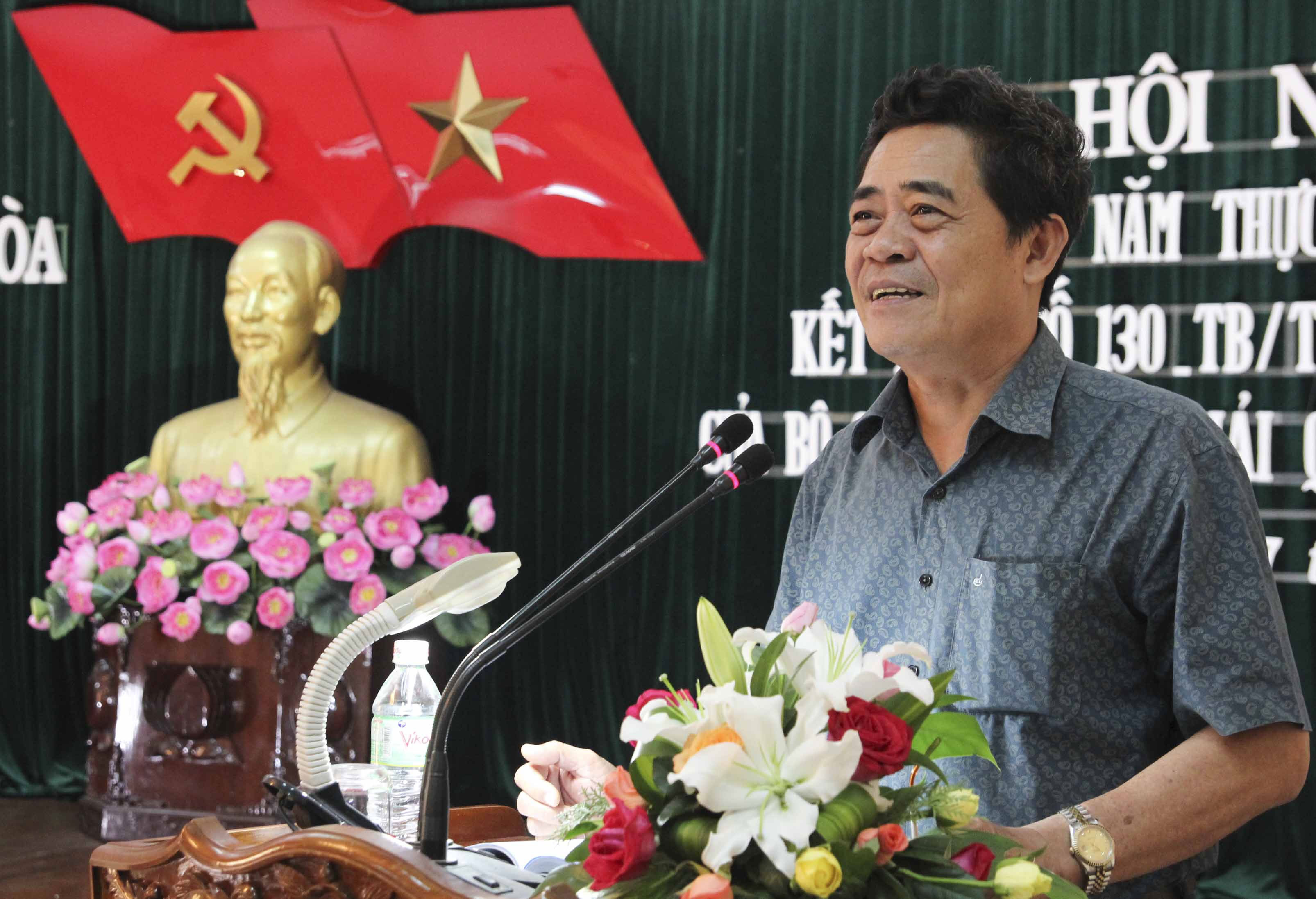 Ông Lê Thanh Quang phát biểu tại hội nghị.