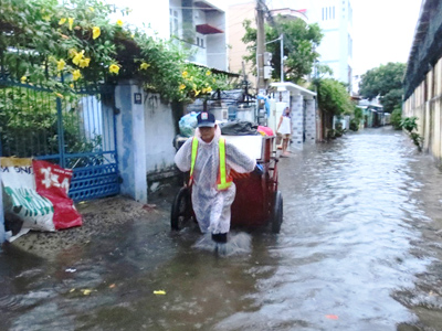 Nhiều điểm úng ngập khi có mưa