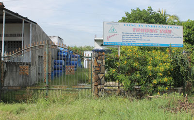 Công ty TNHH Xây dựng Trường Sơn đóng cửa im ỉm.