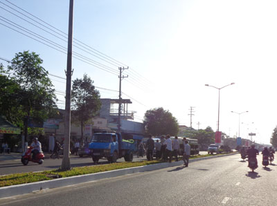 Qua đường không an toàn