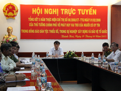 Phát huy vai trò của người có uy tín trong đồng bào dân tộc thiểu số