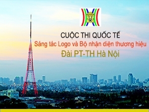 Cuộc thi quốc tế “Sáng tác Logo và Bộ nhận diện thương hiệu Đài Phát thanh và Truyền hình Hà Nội.” (Ảnh: BTC)