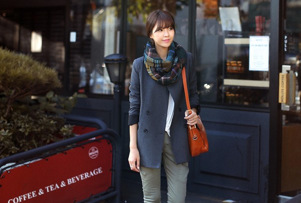 Chọn khăn quàng cổ theo từng dáng người