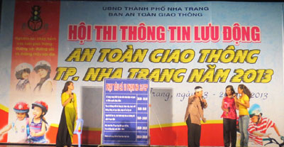 23 xã, phường tham gia Hội thi thông tin lưu động an toàn giao thông