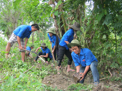 Tuổi trẻ chung sức xây dựng nông thôn mới