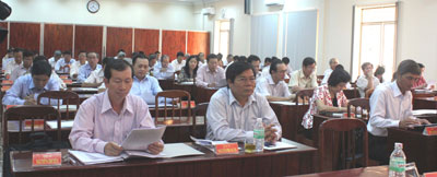 Quang cảnh hội nghị.