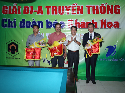 Giải Bi-a truyền thống chi đoàn Báo Khánh Hòa mở rộng lần thứ 12