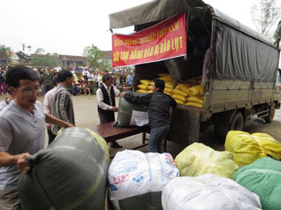 Hơn 5.000 tấn gạo hỗ trợ Quảng Bình cứu đói cho dân