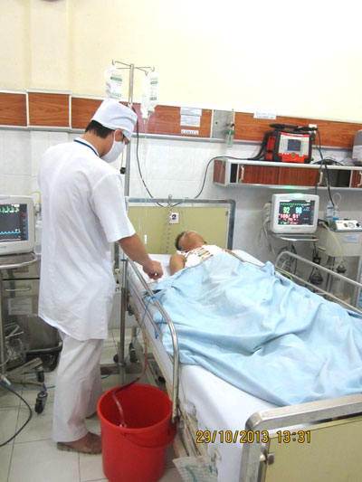 Cấp cứu thành công ca bị đâm thủng tim