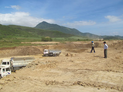 Sẽ cải tạo thành đồng ruộng