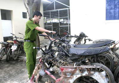 Tang vật vụ án được cơ quan điều tra thu giữ.