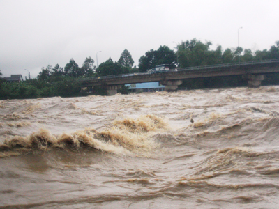 Thông báo khẩn về lũ trên các sông