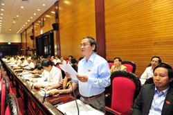 Đại biểu Lê Đắc Lâm (tỉnh Bình Thuận). Ảnh: VGP/Nhật Bắc