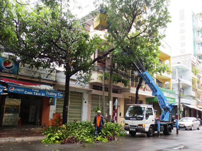 TP. Nha Trang triển khai nhanh các biện pháp ứng phó mưa lớn
