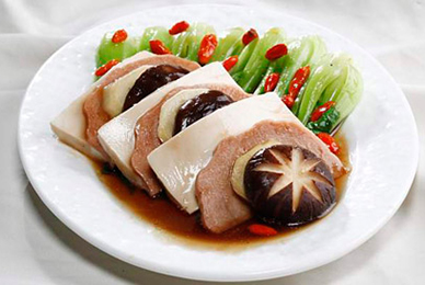 Đậu hũ hấp la hán chay