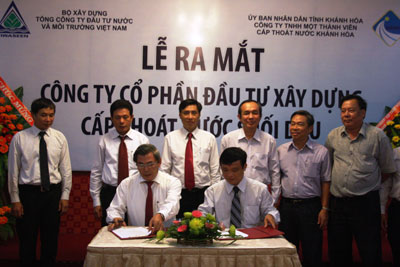 Ra mắt Công ty Cổ phần Đầu tư xây dựng cấp thoát nước Suối Dầu