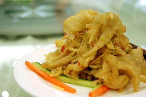 Gỏi chân gà rút xương