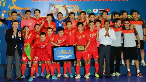 Tuyển Futsal Việt Nam thắng sốc nhà VĐTG Brazil