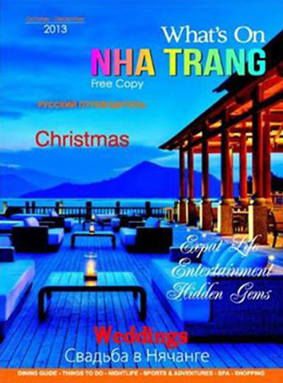 What's on Nha Trang, số tháng 10 - 12, chủ đề Giáng Sinh.