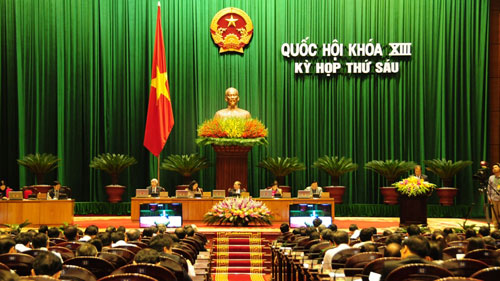 Kỳ họp thứ 6, Quốc hội khóa XIII đã thông qua 8 Luật và 1 Pháp lệnh