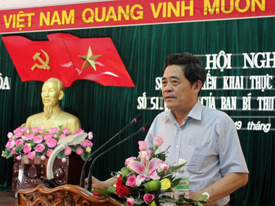 Hội nghị về nhiệm vụ và mối quan hệ công tác của Thường trực Tỉnh ủy