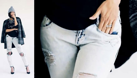 Ấm mà vẫn đẹp với mũ len và găng tay