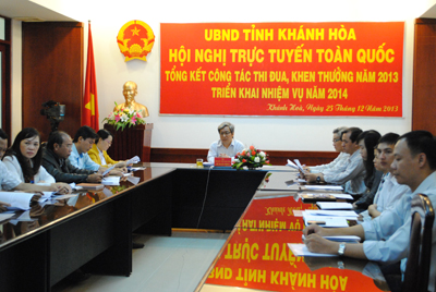 Hội nghị trực tuyến toàn quốc về công tác thi đua, khen thưởng