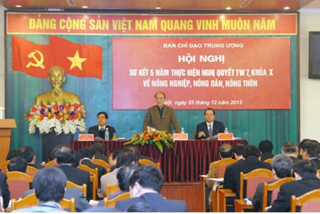 Sơ kết 5 năm thực hiện Nghị quyết TW 7 về nông nghiệp, nông dân, nông thôn. Ảnh VGP/Thành Chung