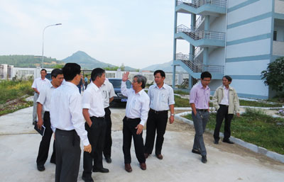 Đẩy nhanh tiến độ xây dựng khu Ký túc xá Trường Cao đẳng Y tế