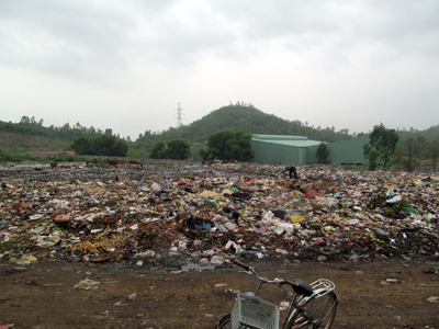 Thị xã Ninh Hòa: Tạm đóng cửa bãi rác Hòn Rọ