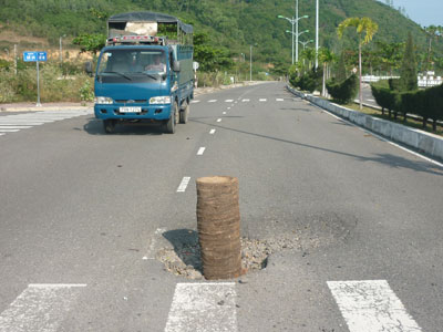 Đường bị hỏng