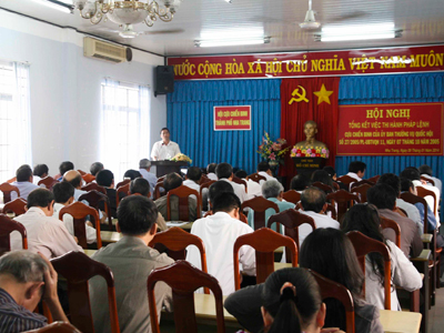 Kết nạp hơn 2.200 hội viên từ khi thi hành Pháp lệnh Cựu chiến binh