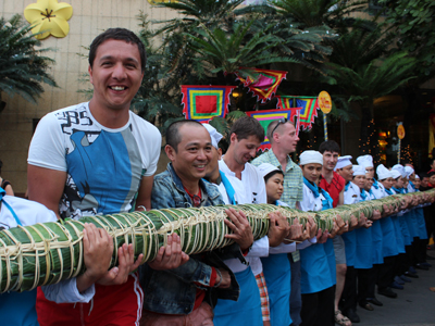 Chuẩn bị đón khách du xuân