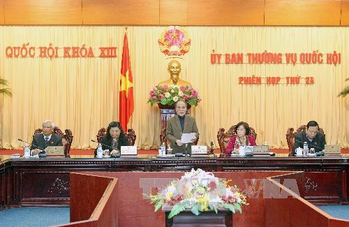 Khai mạc Phiên họp thứ 24 Ủy ban Thường vụ Quốc hội