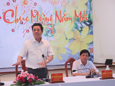 Gặp mặt, chúc Tết lãnh đạo các đơn vị trung ương