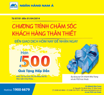 Triển khai chương trình "Chăm sóc khách hàng thân thiết nhân dịp cuối năm 2013"