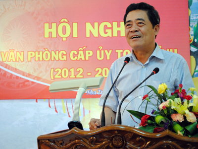 Công tác văn phòng cấp ủy cần thẳng thắn, mạnh dạn khi tham mưu