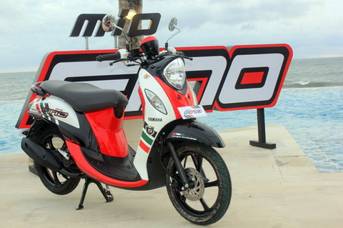 Yamaha Mio Fino mới sử dụng động cơ phun xăng điện tử