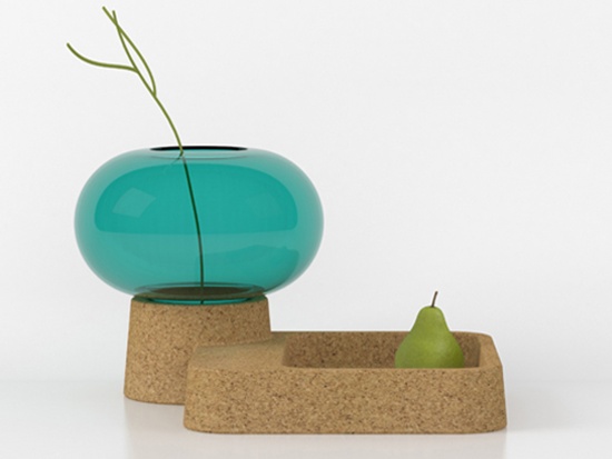  Chiếc lọ hoa có thiết kế kèm khay để bày hoa quả hoặc bánh kẹo đón khách.