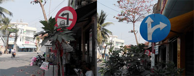 Hai biển báo giao thông không còn tác dụng